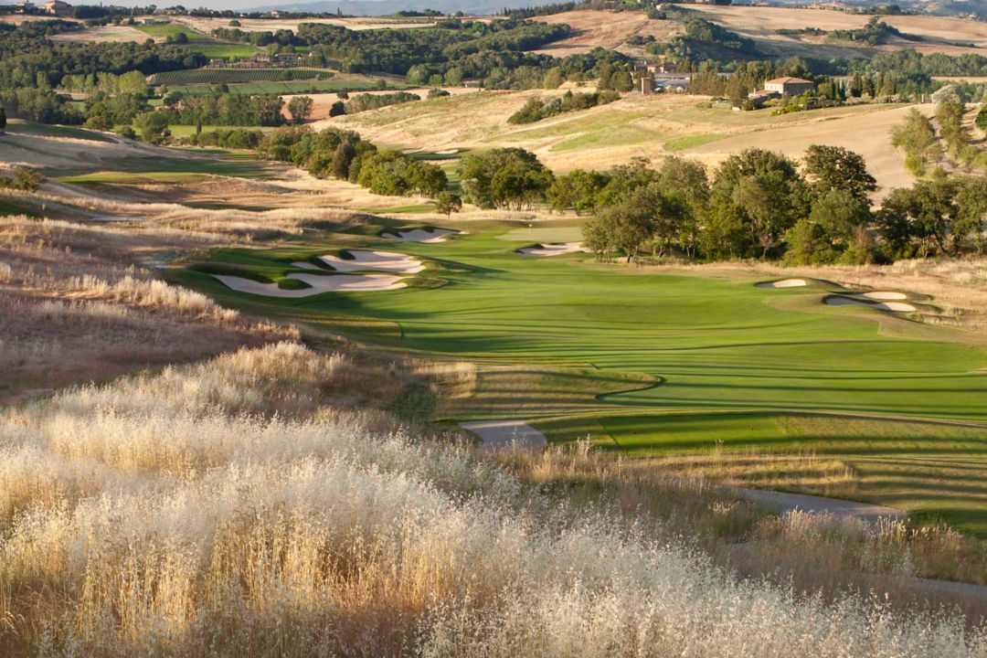 The Club golf course set within Tuscan hills